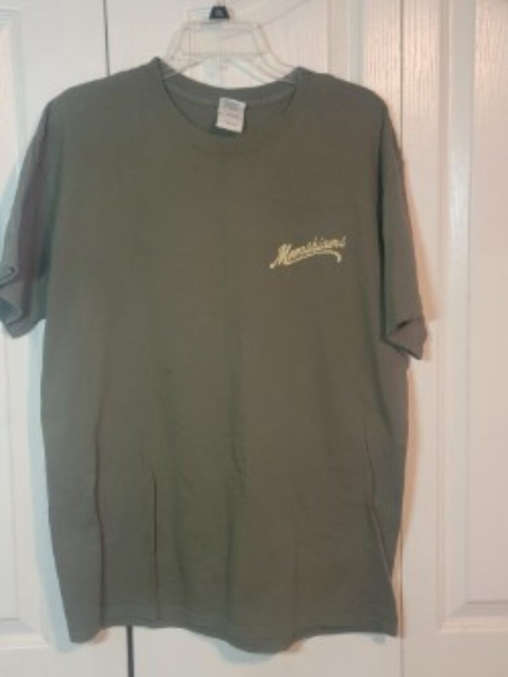 Moonshiners Graphic T Shirt Men’s L Green Back Print Novelty Tee NWOT - Picture 4 of 4
